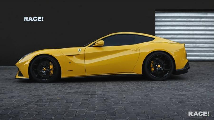  Ferrari F12berlinetta Yellow by Novitec Rosso and RACE! 2016 года  (фото 5 из 9)